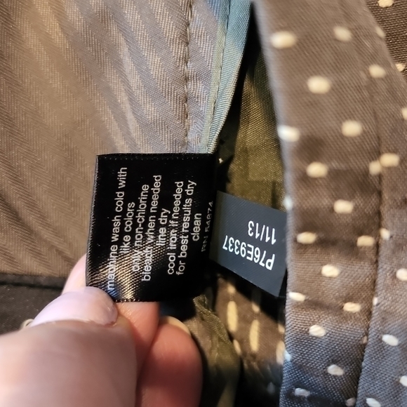 The Limited Olive Green Pants with Polka Dots Size 2 - Picture 5 of 7